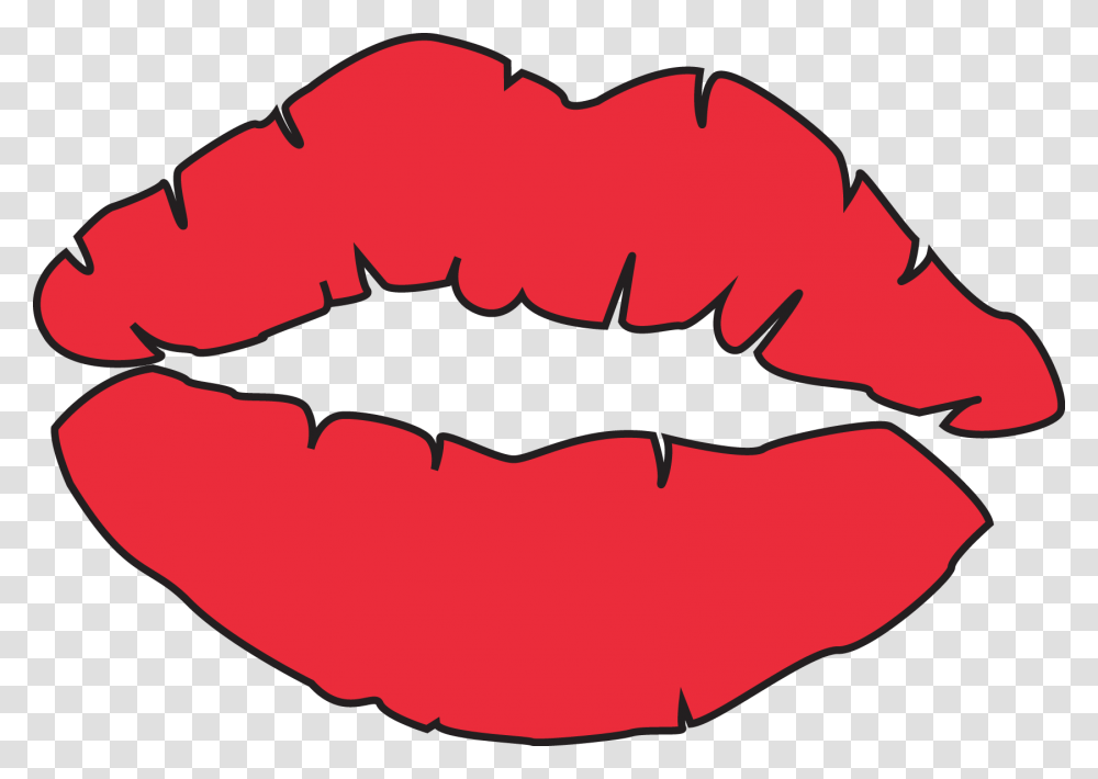 Kissing Clipart Lip, Teeth, Mouth Transparent Png