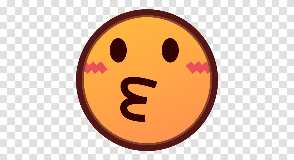 Kissing Face Id 12228 Emojicouk Emojidex, Bowl, Text, Word, Ball Transparent Png