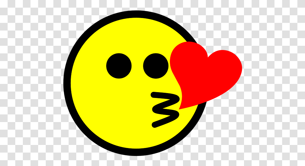 Kissing Icon Millennium Park, Pac Man, Symbol, Heart Transparent Png