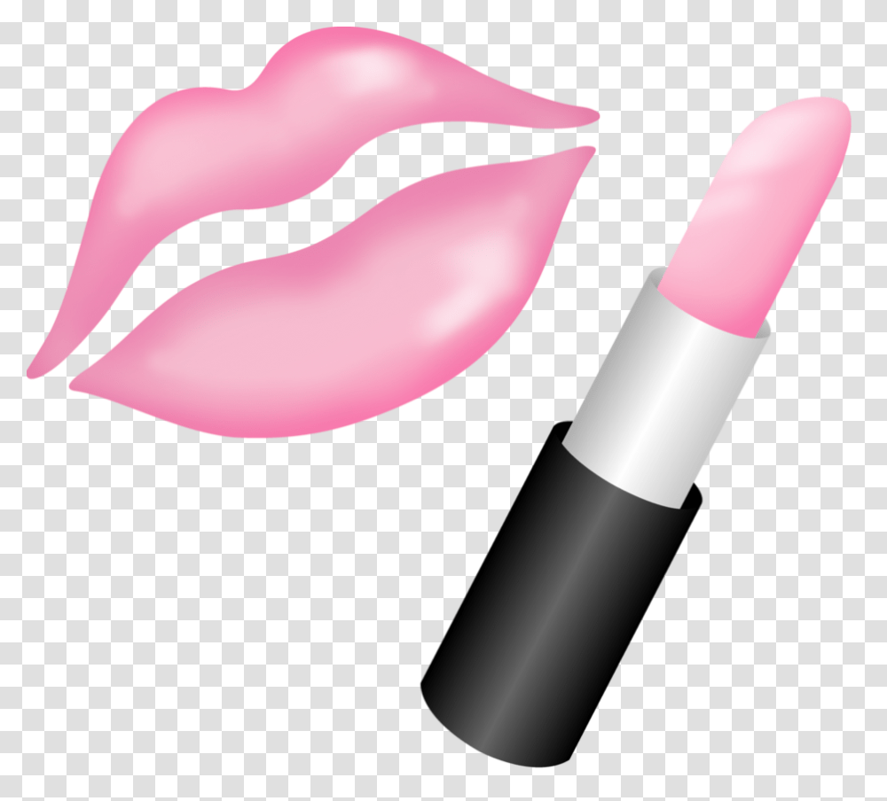 Kissing Lips With Pink Lipstick, Cosmetics, Lamp, Mouth Transparent Png