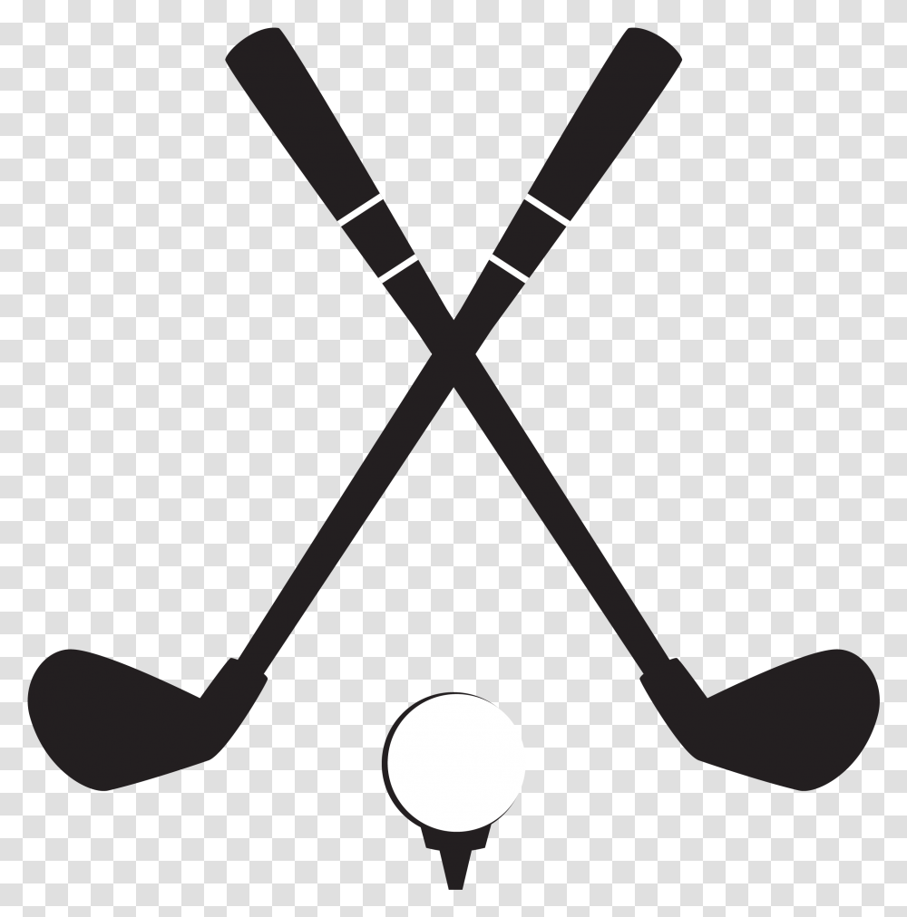 Kisspng Golf Club Ball Clip Art Vector Black Clip Art Golf Ball And Golf Clubs, Shovel, Tool, Sport, Sports Transparent Png
