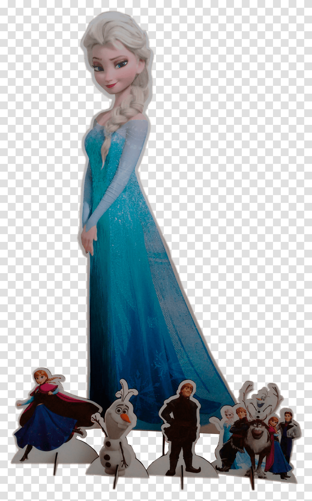 Kit De Displays Frozen Barbie, Apparel, Evening Dress, Robe Transparent Png