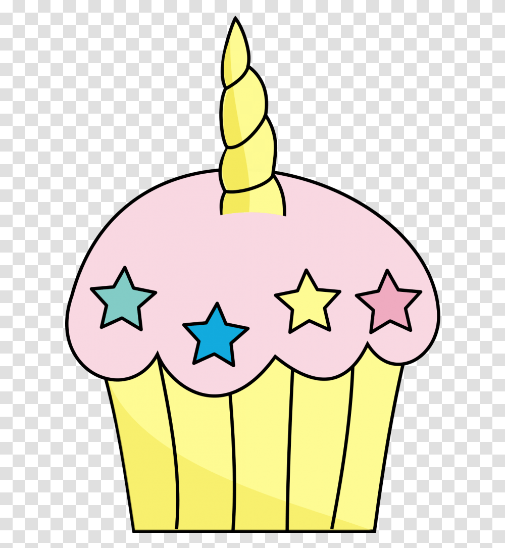 Kit De Imagens Unicrnio Cupcake Unicornio, Star Symbol Transparent Png