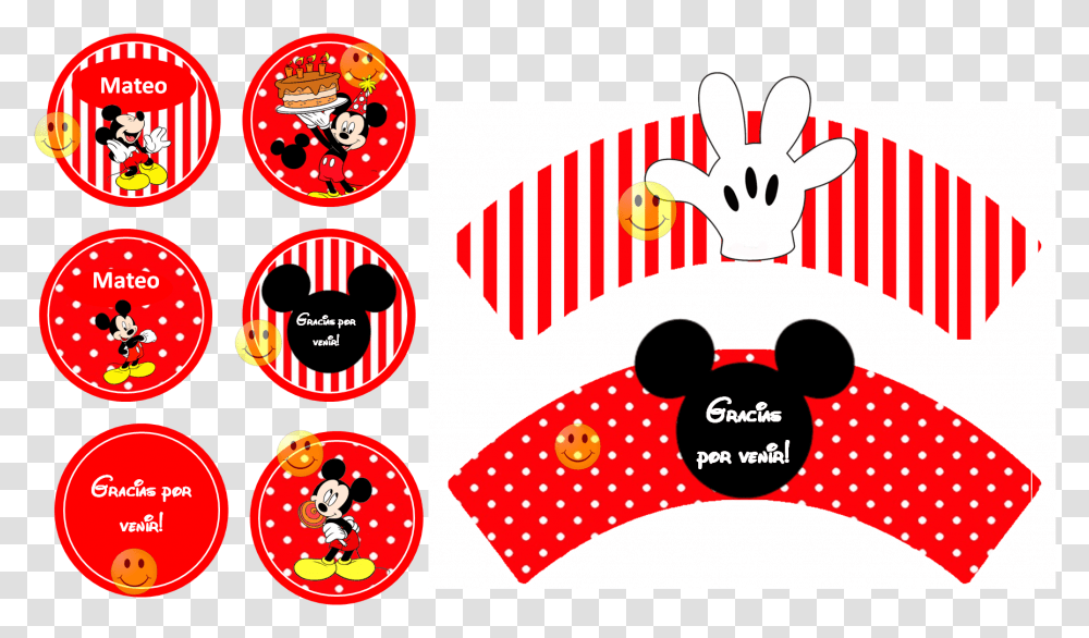 Kit Imprimible Candy Bar Mickey Mouse Rojo Hd Poster Effect, Label, Sticker, Texture Transparent Png
