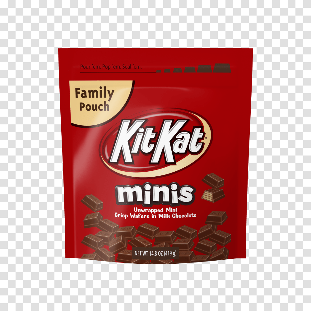 Kit Kat Minis Crisp Wafer Milk Chocolate Candy Oz, Food, Sweets, Ketchup, Plant Transparent Png