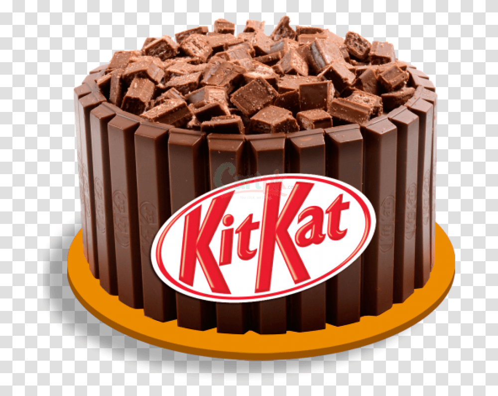 Kit Kat Premium Cake 2 Pound Chocolate Cake 2 Pound, Dessert, Food, Cupcake, Cream Transparent Png