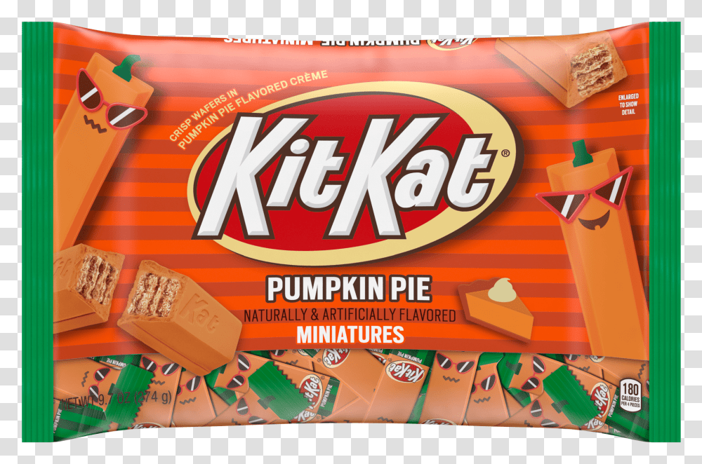 Kit Kat Pumpkin Pie Pumpkin Spice Foods 2019, Gum, Candy, Sweets, Confectionery Transparent Png