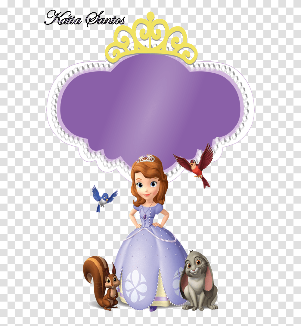 Kit Personalizados Tema Princesa Sofia Bs Tea Parties, Figurine, Doll, Toy, Barbie Transparent Png