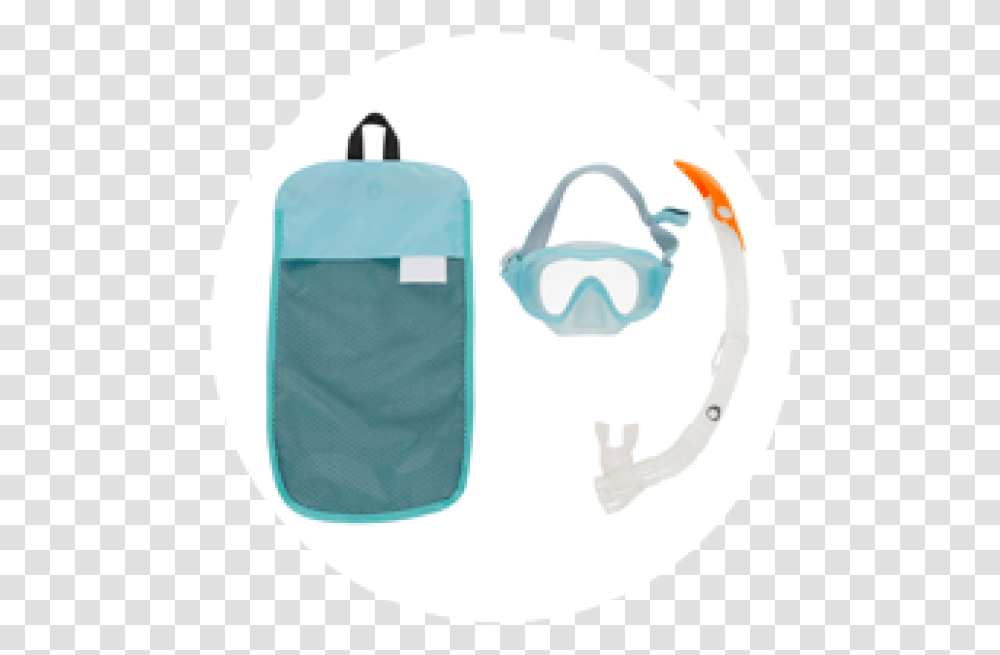 Kit Snorkeling Masque Tuba Subea Snorkel, Bag, Goggles, Accessories, Accessory Transparent Png