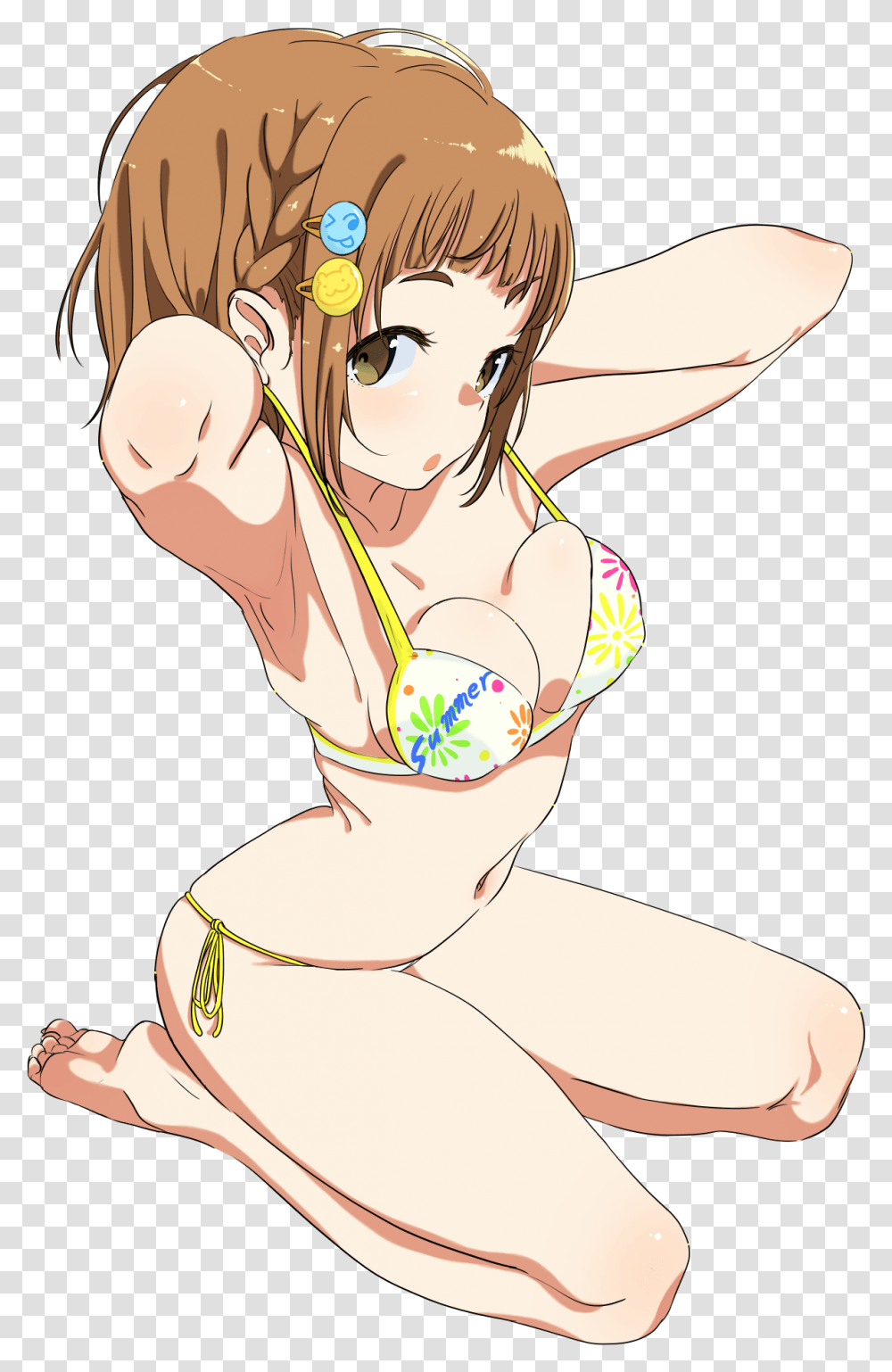 Kitami Yuzu The Email Anime Girl Bikini, Clothing, Person, Comics, Book Transparent Png