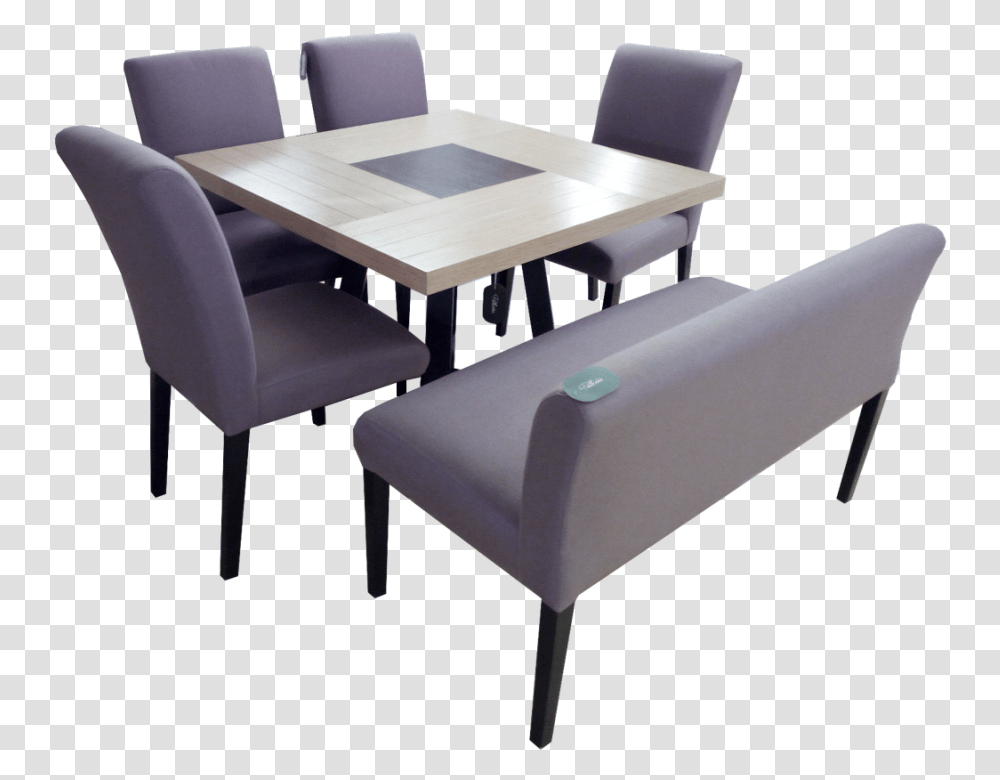 Kitchen Amp Dining Room Table Download Comedores En Mdf Color Chocolate, Furniture, Chair, Dining Table, Tabletop Transparent Png