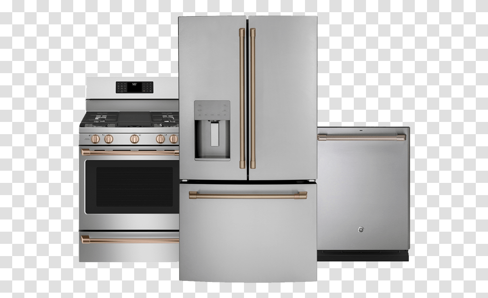 Kitchen, Appliance, Refrigerator, Microwave, Oven Transparent Png