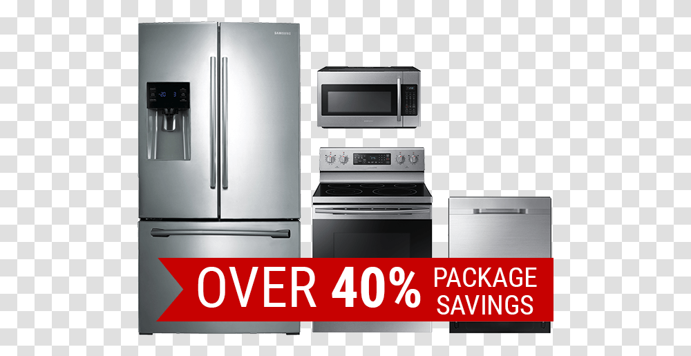 Kitchen Appliances 500 X 500, Microwave, Oven, Refrigerator, Interior Design Transparent Png