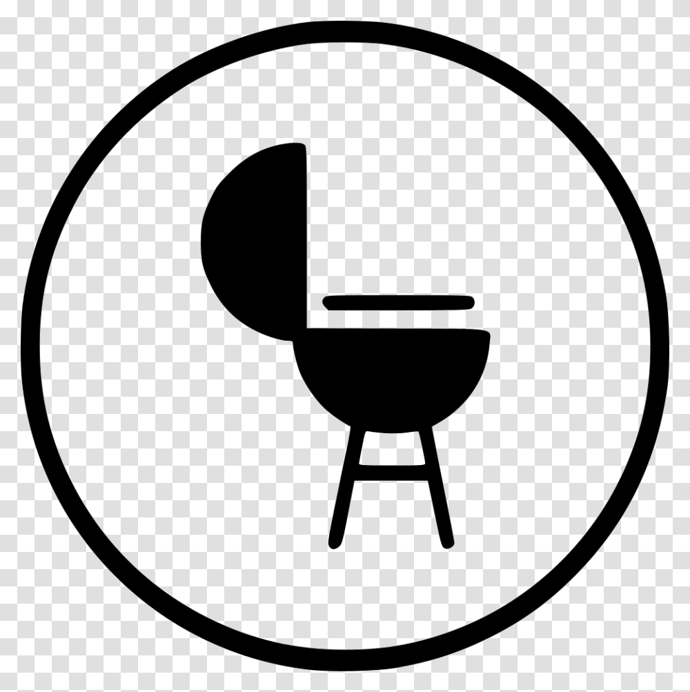 Kitchen Barbecue Appliances Cook Bbq Grill Icon Free, Stencil, Logo Transparent Png