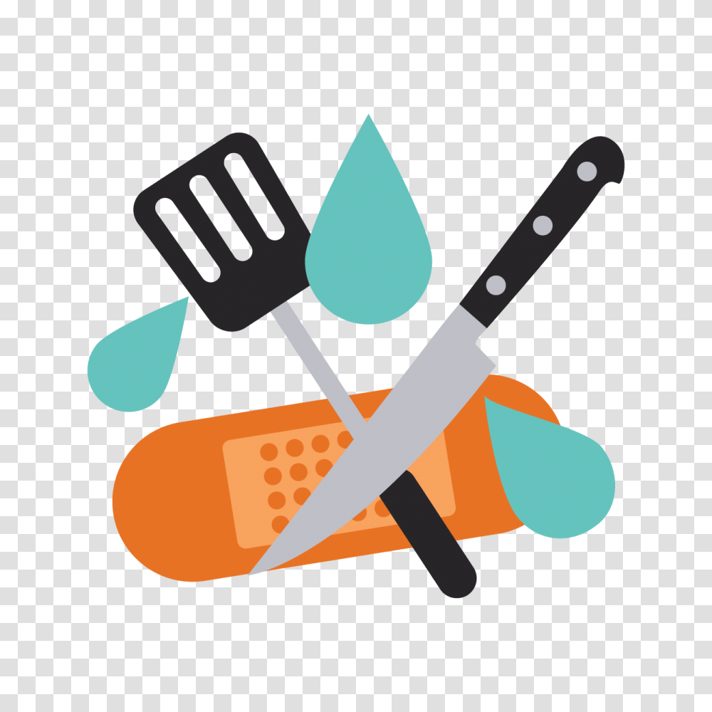 Kitchen Clipart Injury, Cutlery, Fork, Knife, Blade Transparent Png