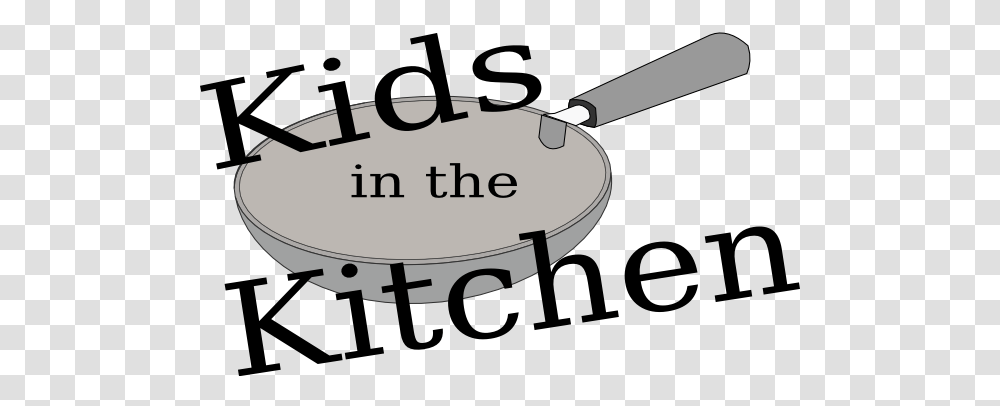 Kitchen Clipart Kid Kitchen, Label, Leisure Activities, Frying Pan Transparent Png