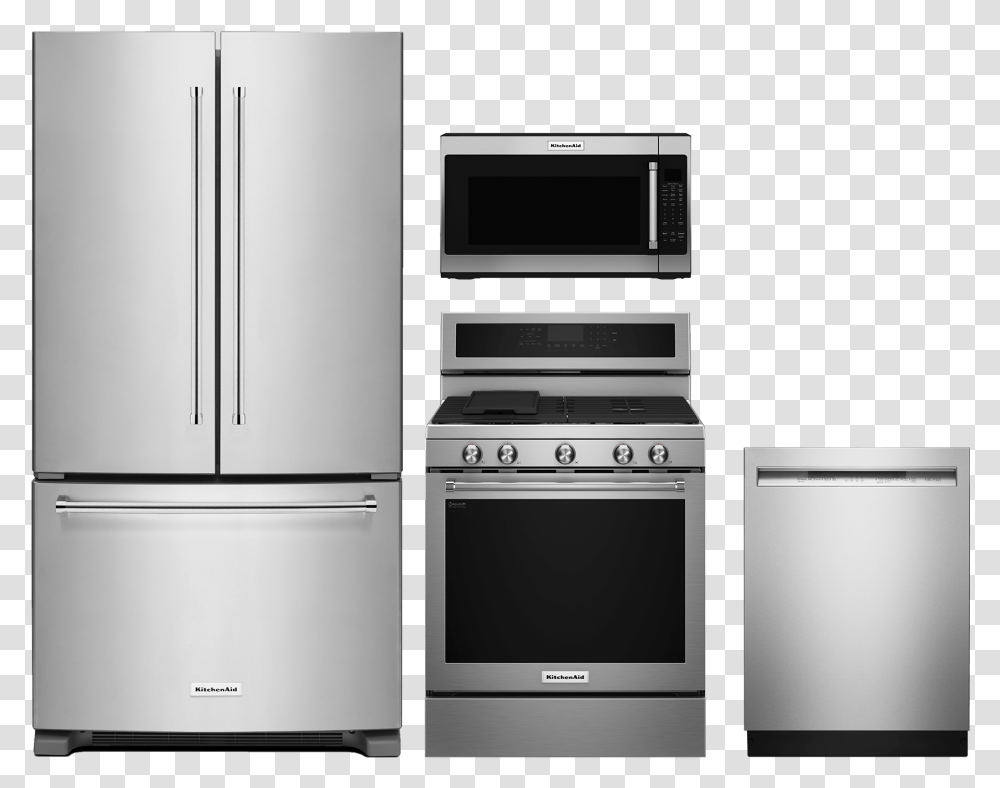 Kitchen Counter, Appliance, Oven, Refrigerator, Microwave Transparent Png