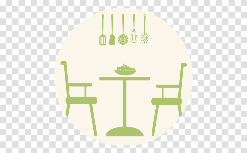 Kitchen Icon Circle, Plant, Plot, Diagram, Vegetation Transparent Png