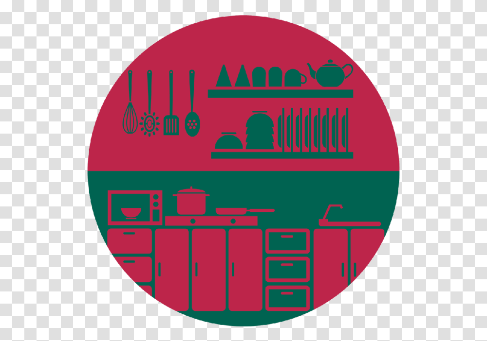 Kitchen Icons Round PictureClass Circle, Sphere, Urban Transparent Png