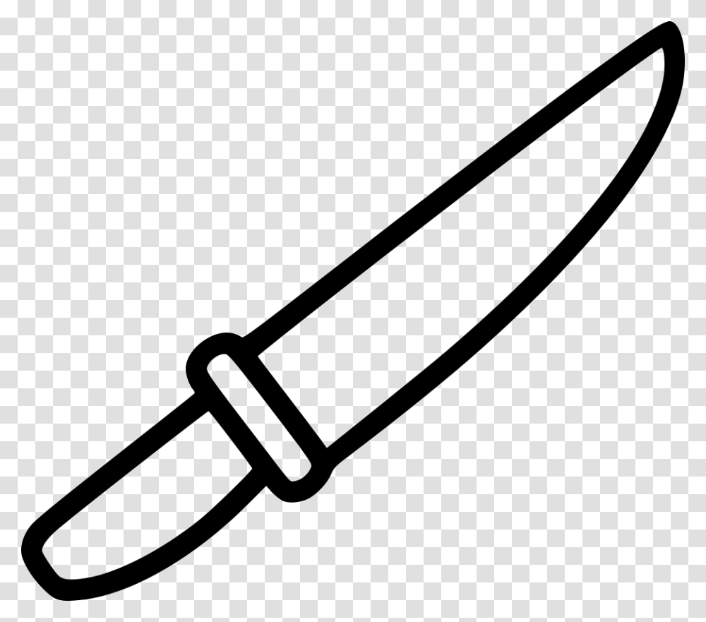 Kitchen Knife Line Art, Shovel, Tool, Leisure Activities, Weapon Transparent Png