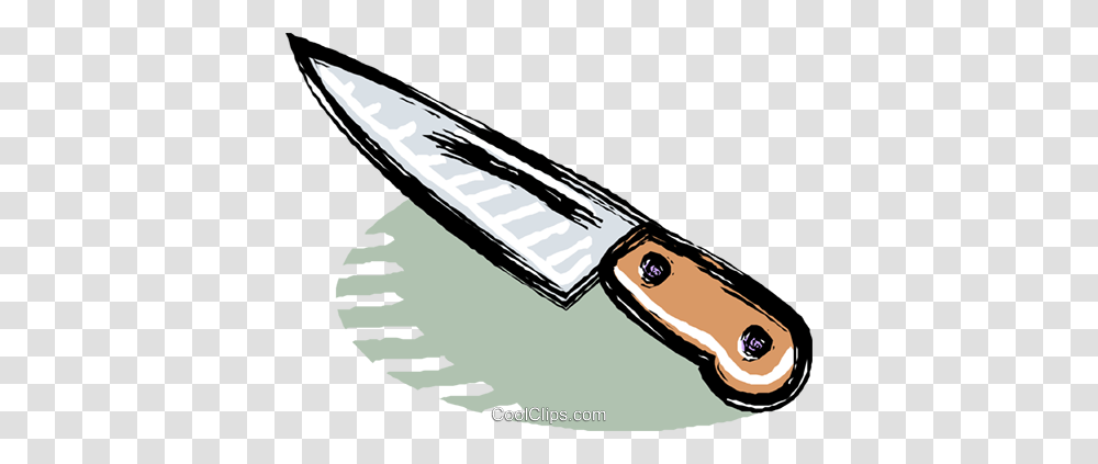Kitchen Knife Royalty Free Vector Clip Art Illustration, Weapon, Weaponry, Blade, Letter Opener Transparent Png