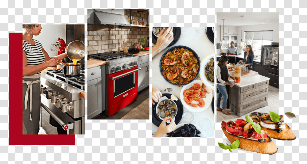 Kitchen, Person, Pizza, Food, Room Transparent Png