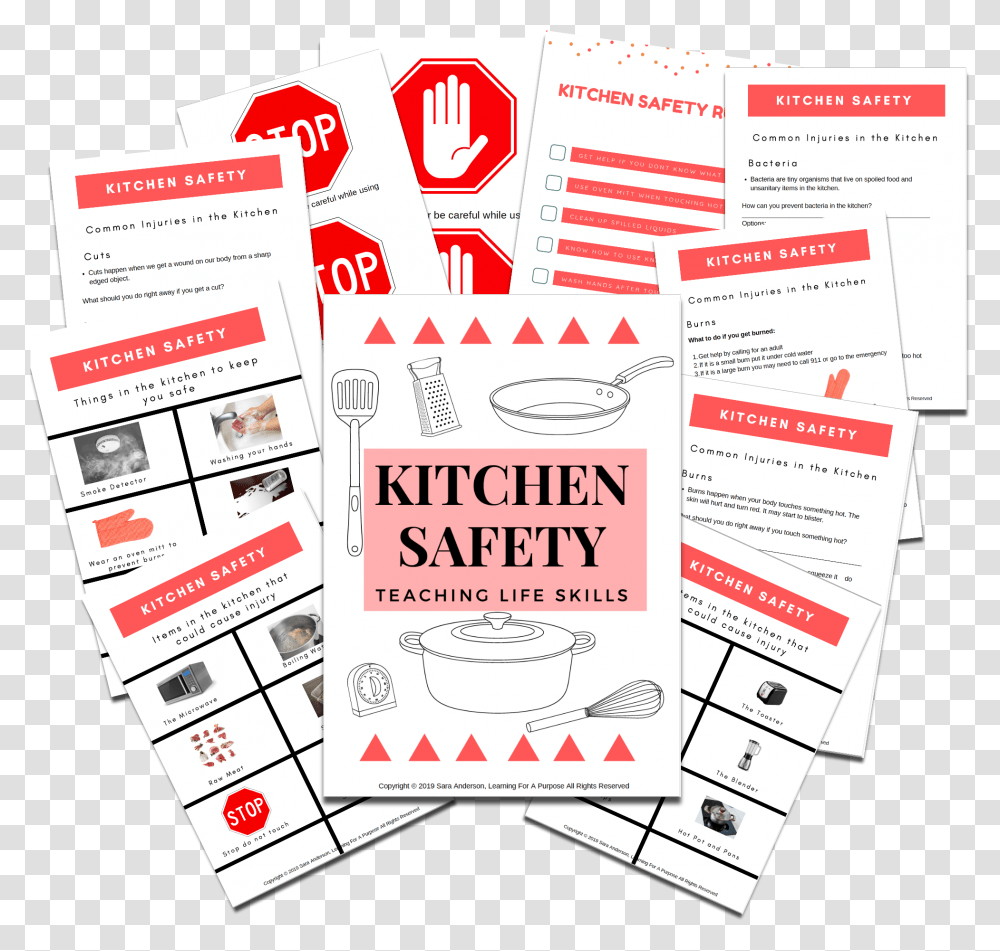 Kitchen Safety Display Image, Flyer, Poster, Paper, Advertisement Transparent Png