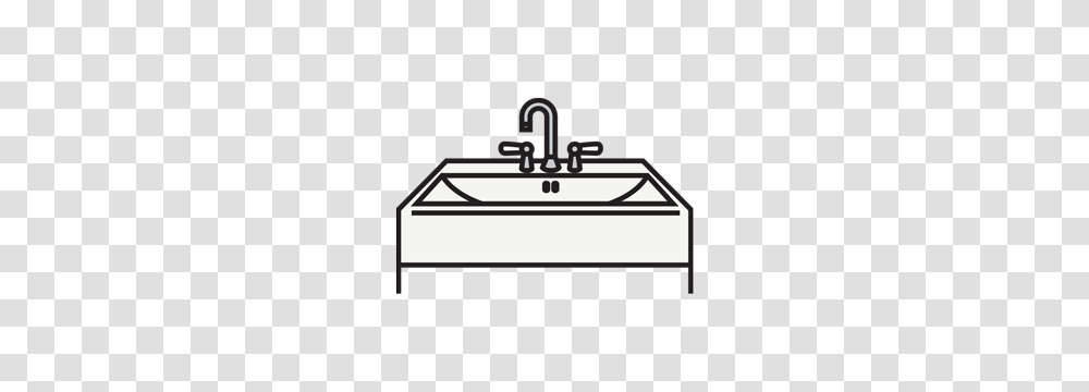 Kitchen Sink Clipart Black And White Clip Art Images, Sink Faucet, Indoors, Tap, Basin Transparent Png