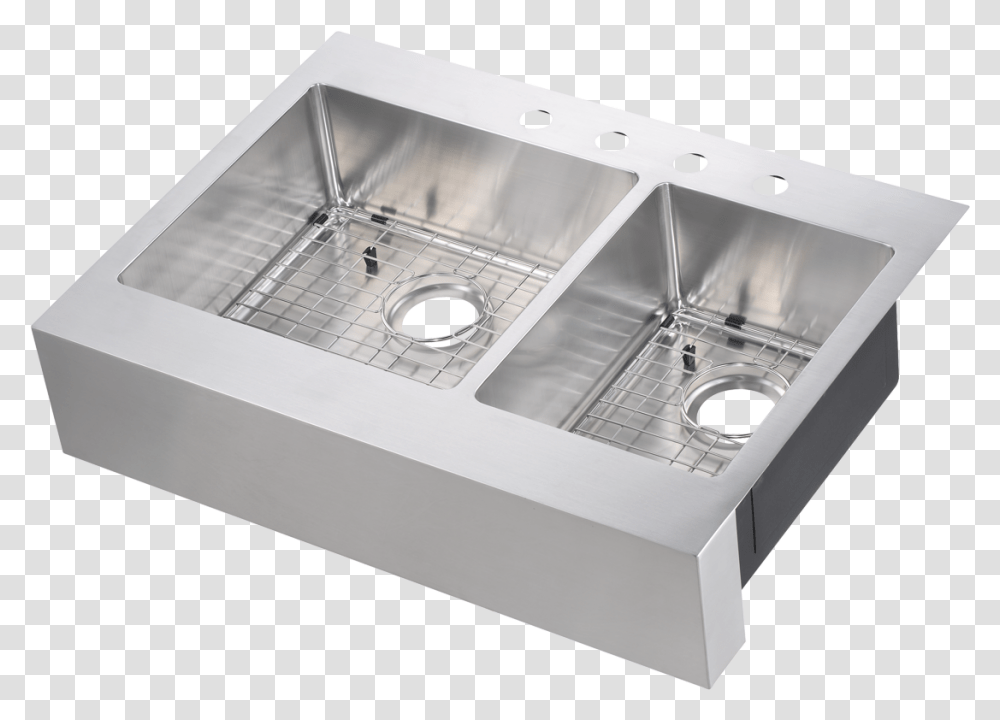 Kitchen Sink, Double Sink, Aluminium, Jacuzzi, Tub Transparent Png