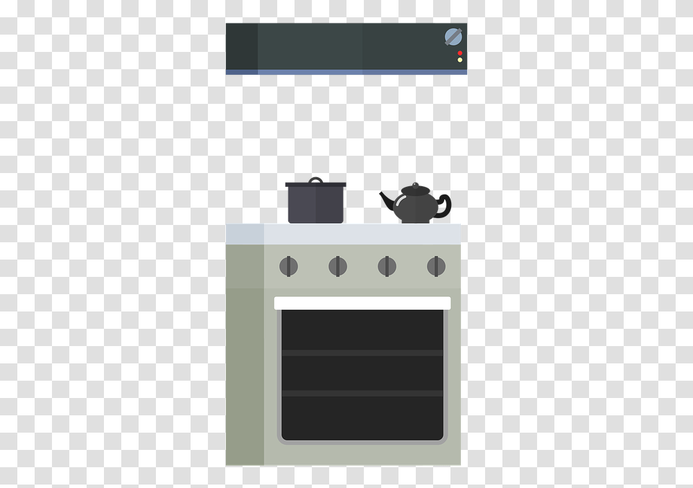 Kitchen Stove Oven Range Hood Cook Cooking Pot Pixel Stove, Appliance, Cooker Transparent Png