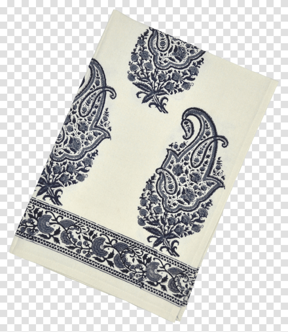 Kitchen Towel Paisley Black Copy Paisley, Pattern, Floral Design Transparent Png