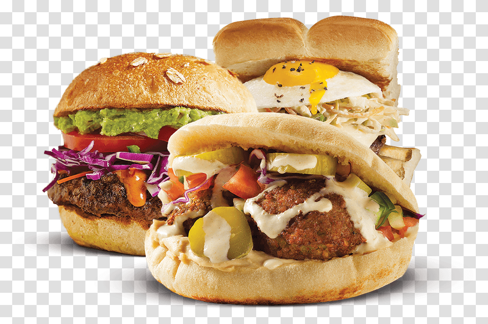 Kitchen United Mix, Burger, Food, Bread, Bun Transparent Png