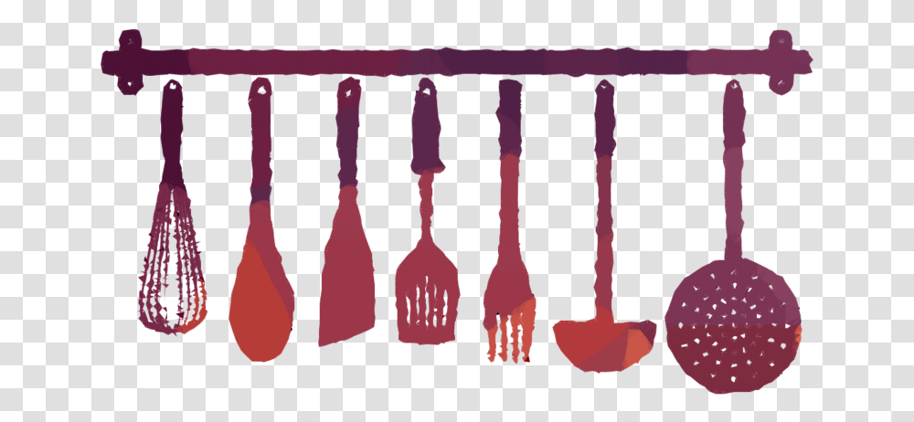 Kitchen Utensil Wall Stickers Clipart Wall Decal Kitchen Kitchen Wall Clipart, Fork, Cutlery, Rug, Oars Transparent Png