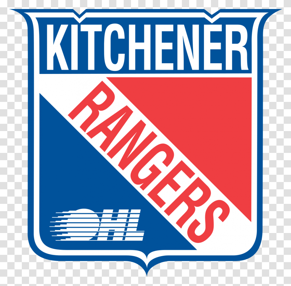 Kitchener Rangers Logo Kitchener Rangers Hockey Logo, Label, Text, Symbol, Sticker Transparent Png