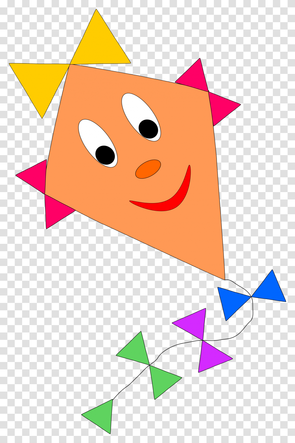 Kite Clipart Kite Clip Art, Triangle, Paper Transparent Png