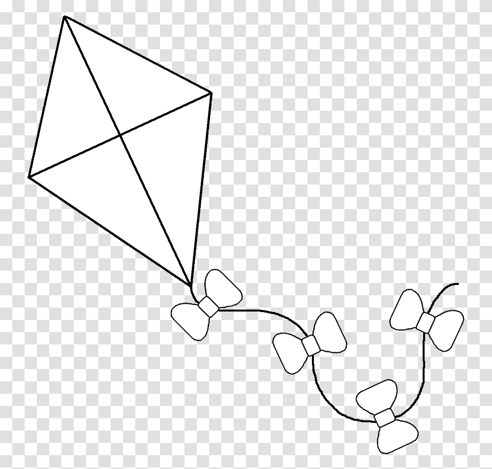 Kite With Black Background, Toy Transparent Png