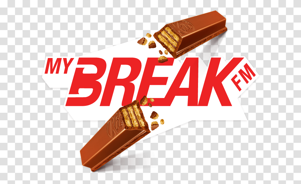 Kitkat Logo Chocolate, Sweets, Food, Dessert, Text Transparent Png