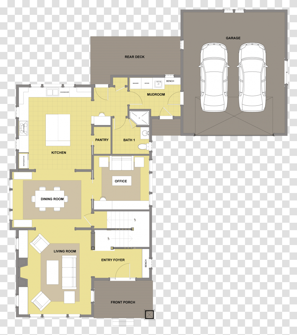 Kitsap First Floor Gta 5 Floor Plan, Diagram Transparent Png