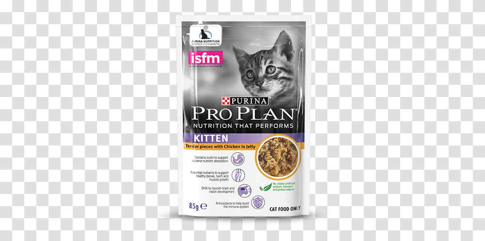 Kitten Chicken In Jelly Wet Pouch, Flyer, Poster, Paper, Advertisement Transparent Png