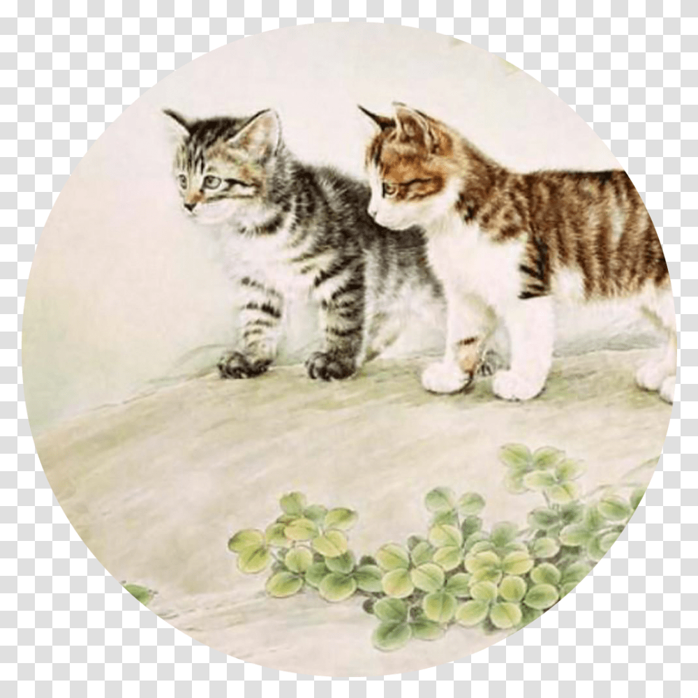Kittens Cat Chinese Painting, Manx, Pet, Mammal, Animal Transparent Png