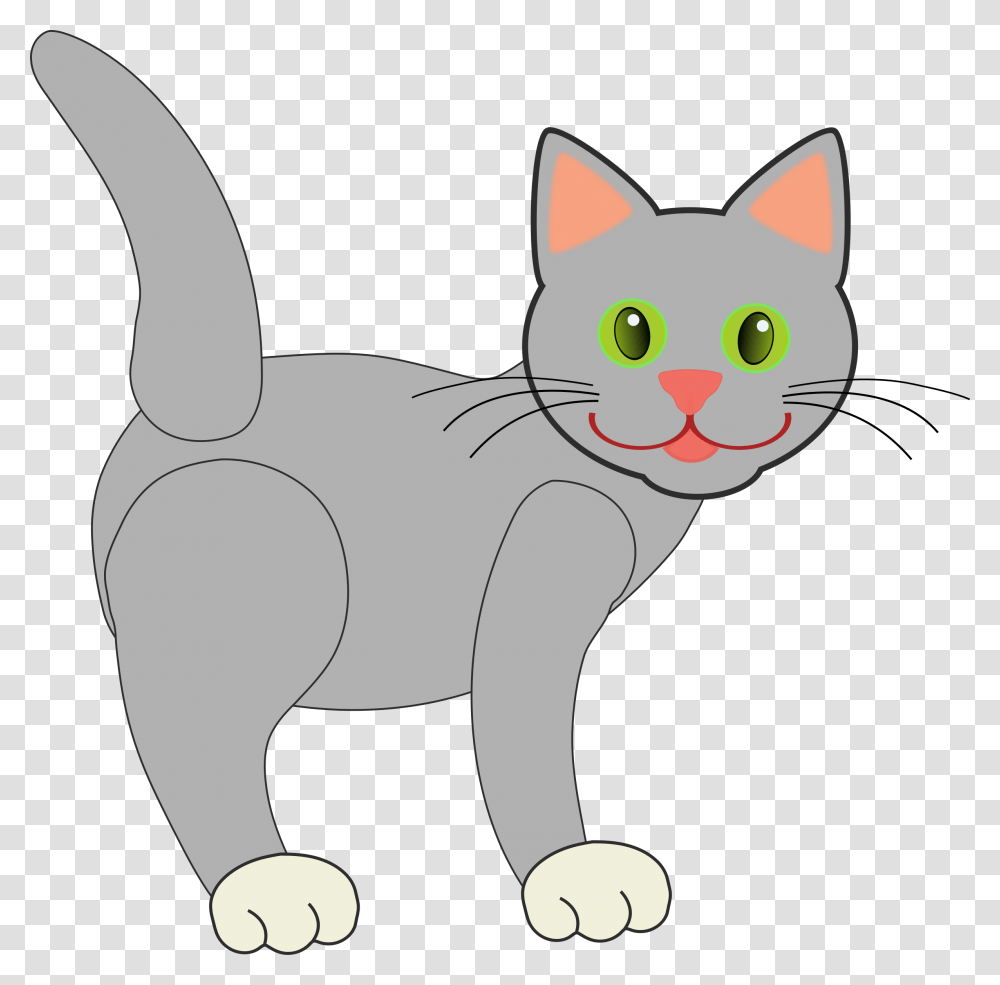 Kittens Clipart Gray Cat Clip Art, Pet, Mammal, Animal, Egyptian Cat Transparent Png