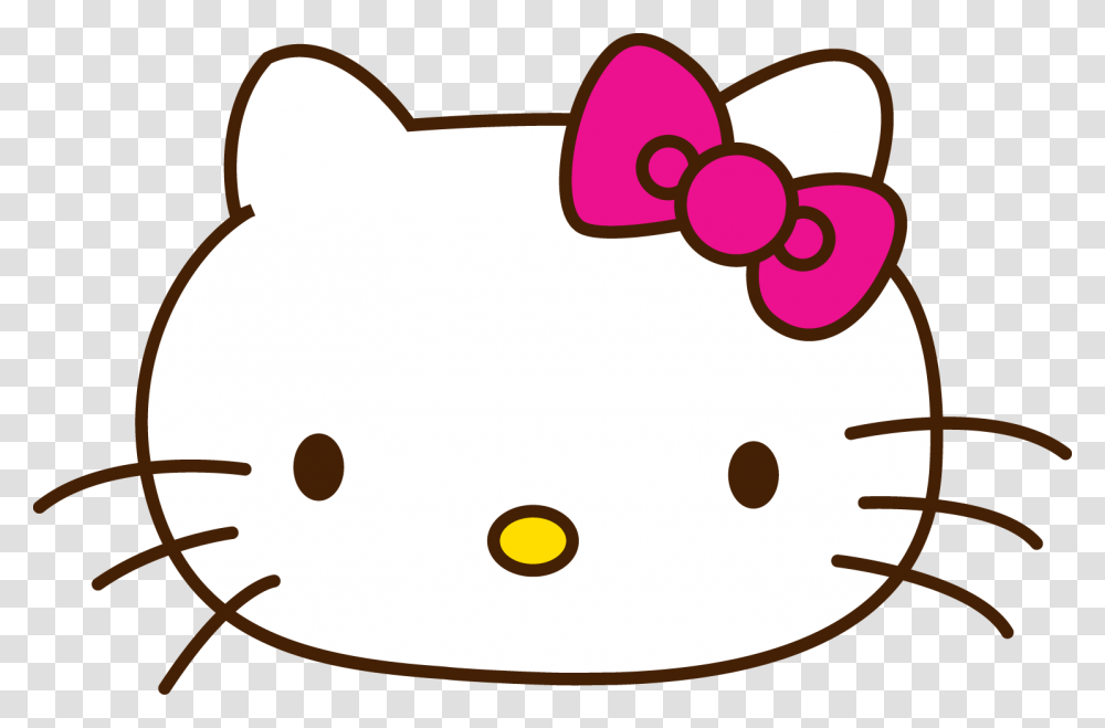 Kitty Face Hello Kitty Head, Birthday Cake, Food, Meal, Rattle Transparent Png