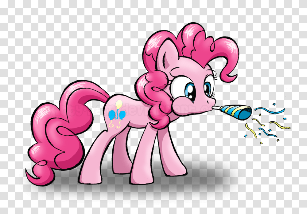 Kitty Ham Confetti Mouth Hold Party Blower Pinkie Cartoon, Animal, Outdoors, Sea Life Transparent Png