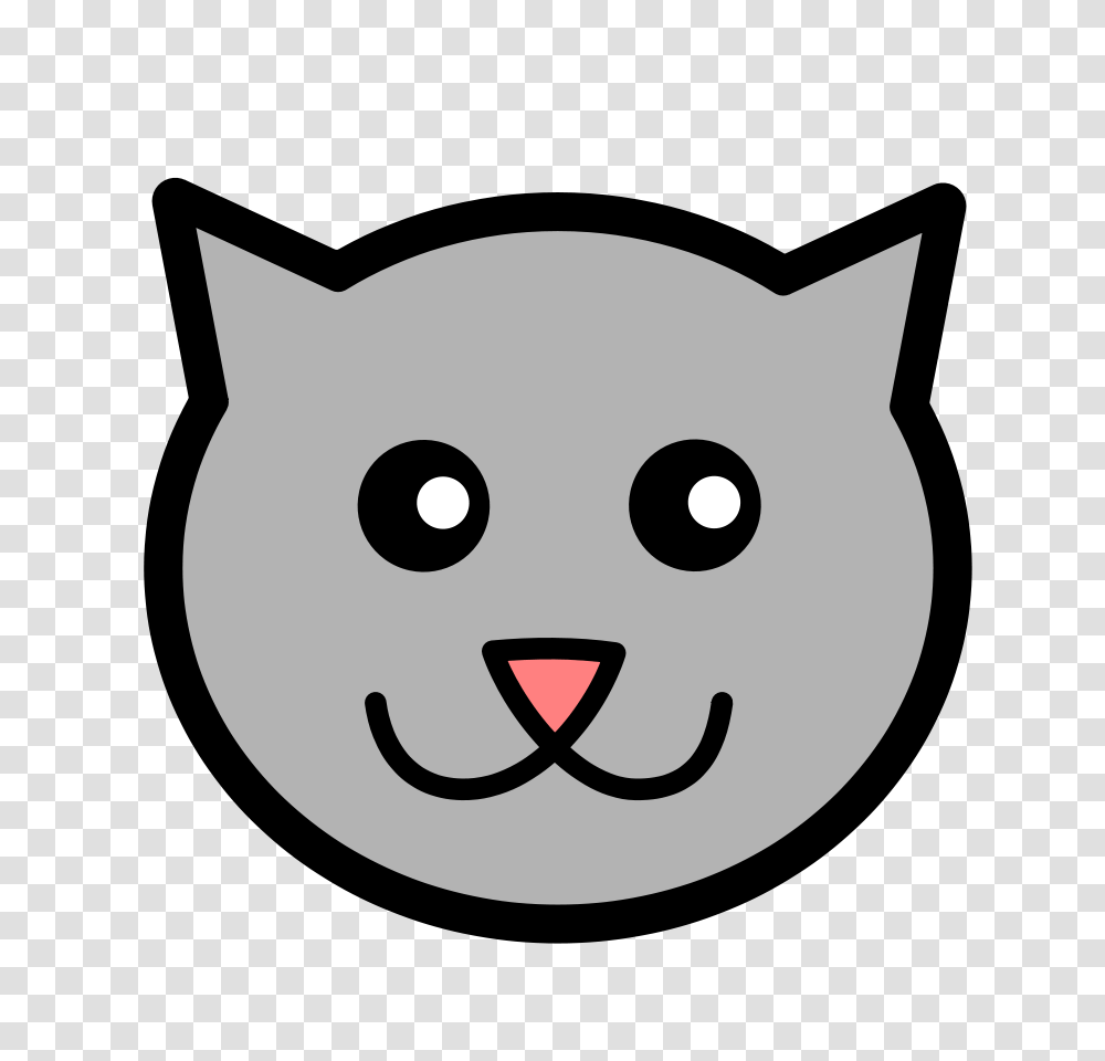 Kitty Icon Large Size, Label, Stencil, Sticker Transparent Png