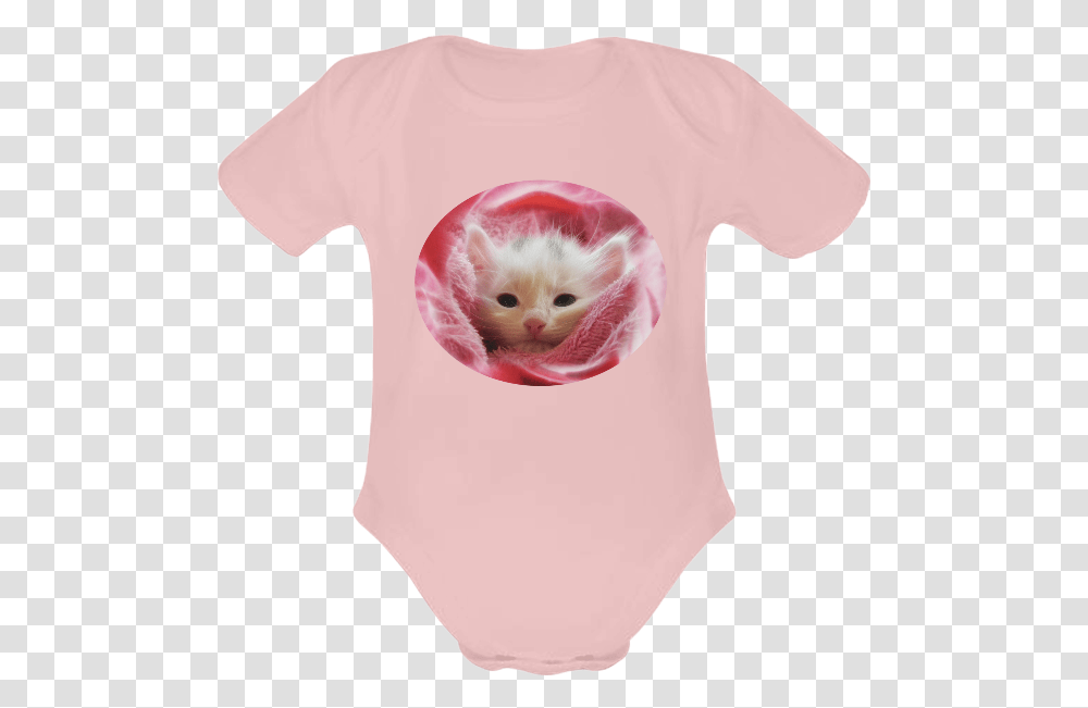 Kitty Loves Pink Baby Powder Organic Short Sleeve One Axolotl, T-Shirt, Apparel, Pet Transparent Png