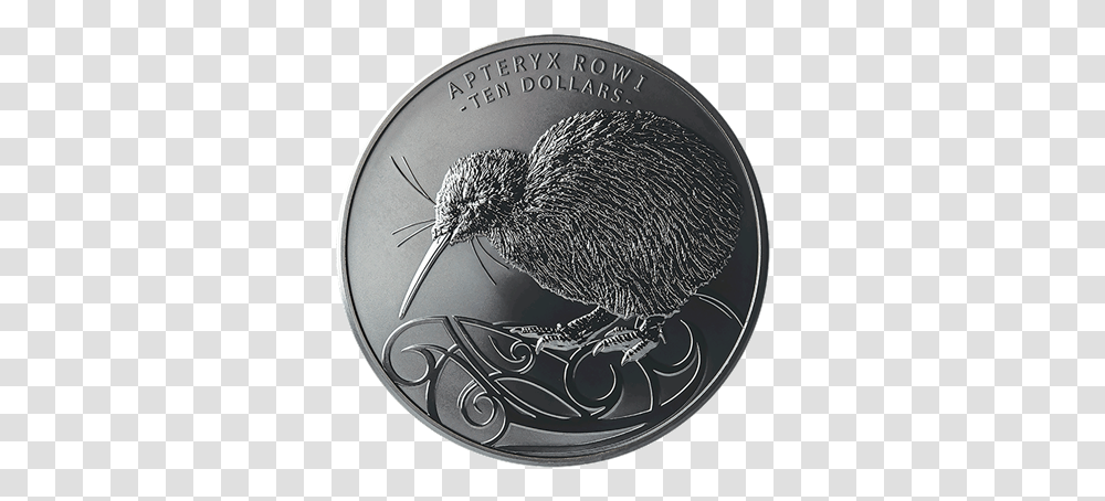 Kiwi 5 Oz Emkcom New Zealand Kiwi Silver 2020, Kiwi Bird, Animal, Coin, Money Transparent Png