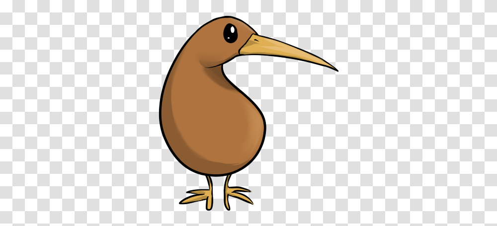 Kiwi Bird Cartoon Free New Zealand Cartoon Birds, Beak, Animal, Lamp Transparent Png
