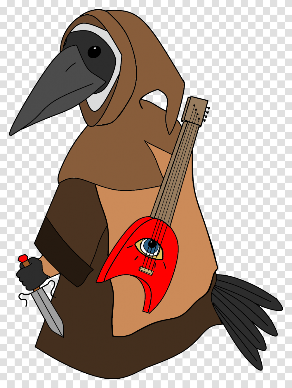 Kiwi Bird Clipart Dungeons Amp Dragons, Lute, Musical Instrument, Cello, Leisure Activities Transparent Png