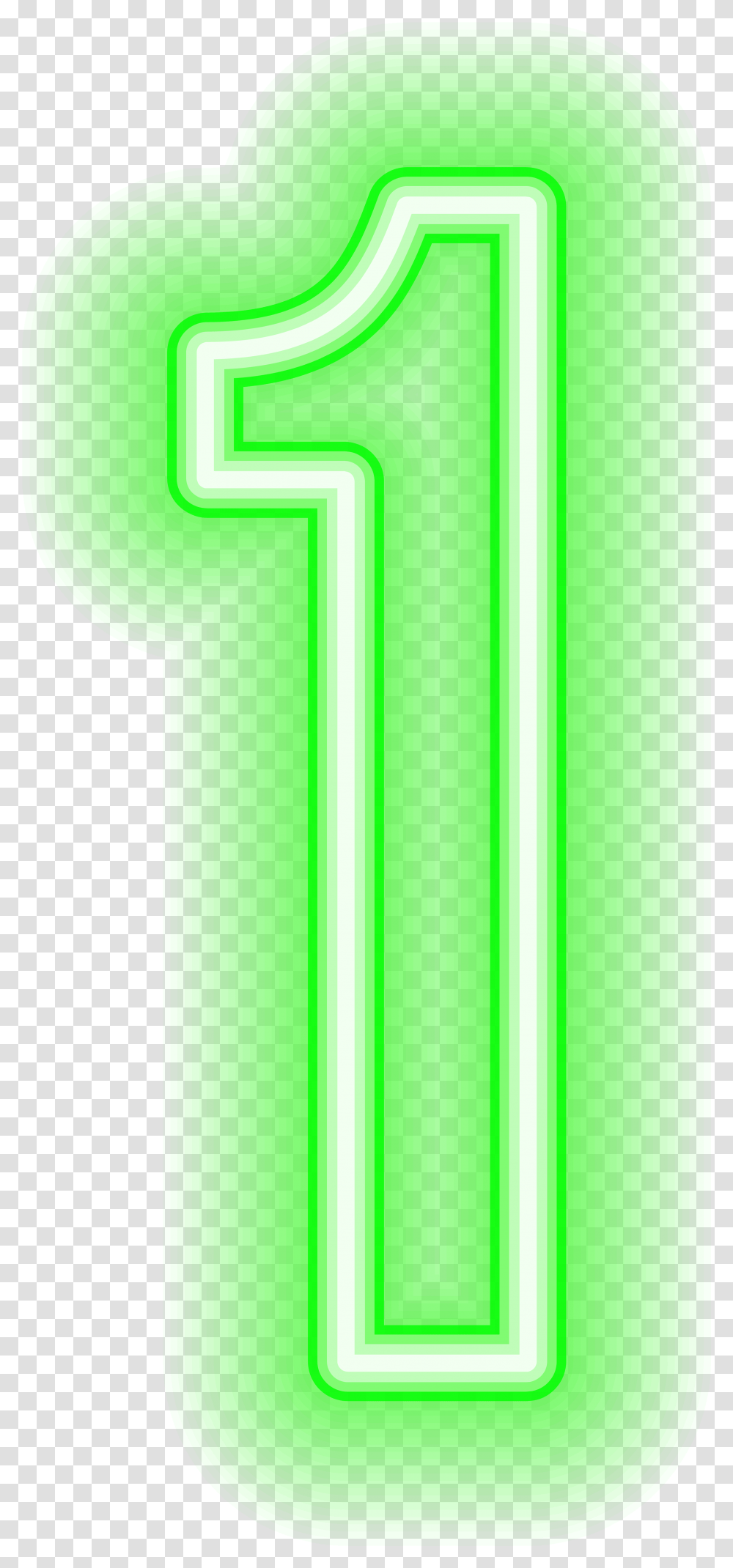 Kiwi Clipart Neon, Alphabet, Number Transparent Png