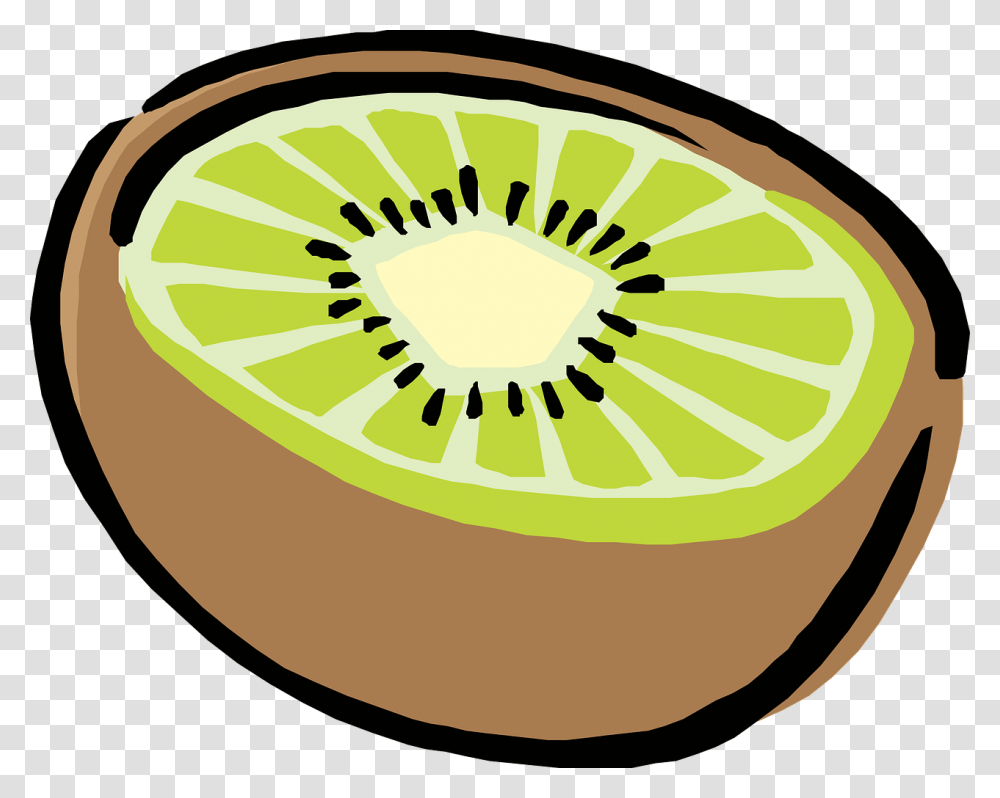 Kiwi Clipart, Plant, Fruit, Food, Sliced Transparent Png